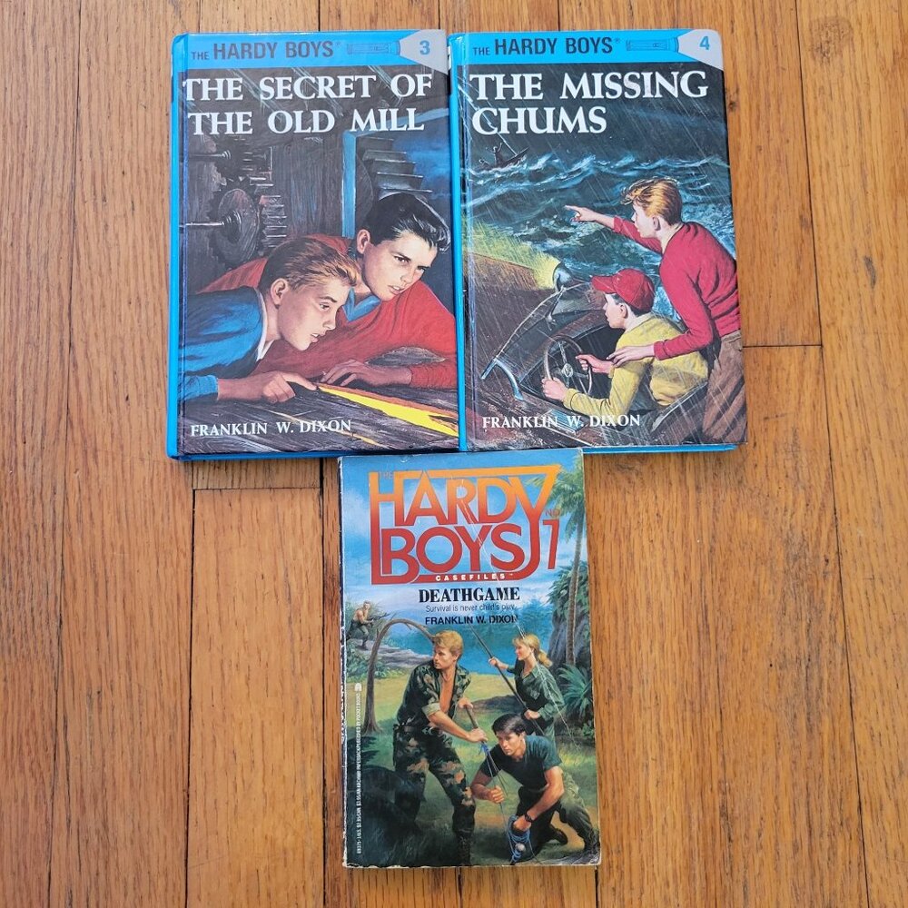 Hardy Boys Books‎ Lot Of 3 Vintage Casefile Edition Franklin W Dixon